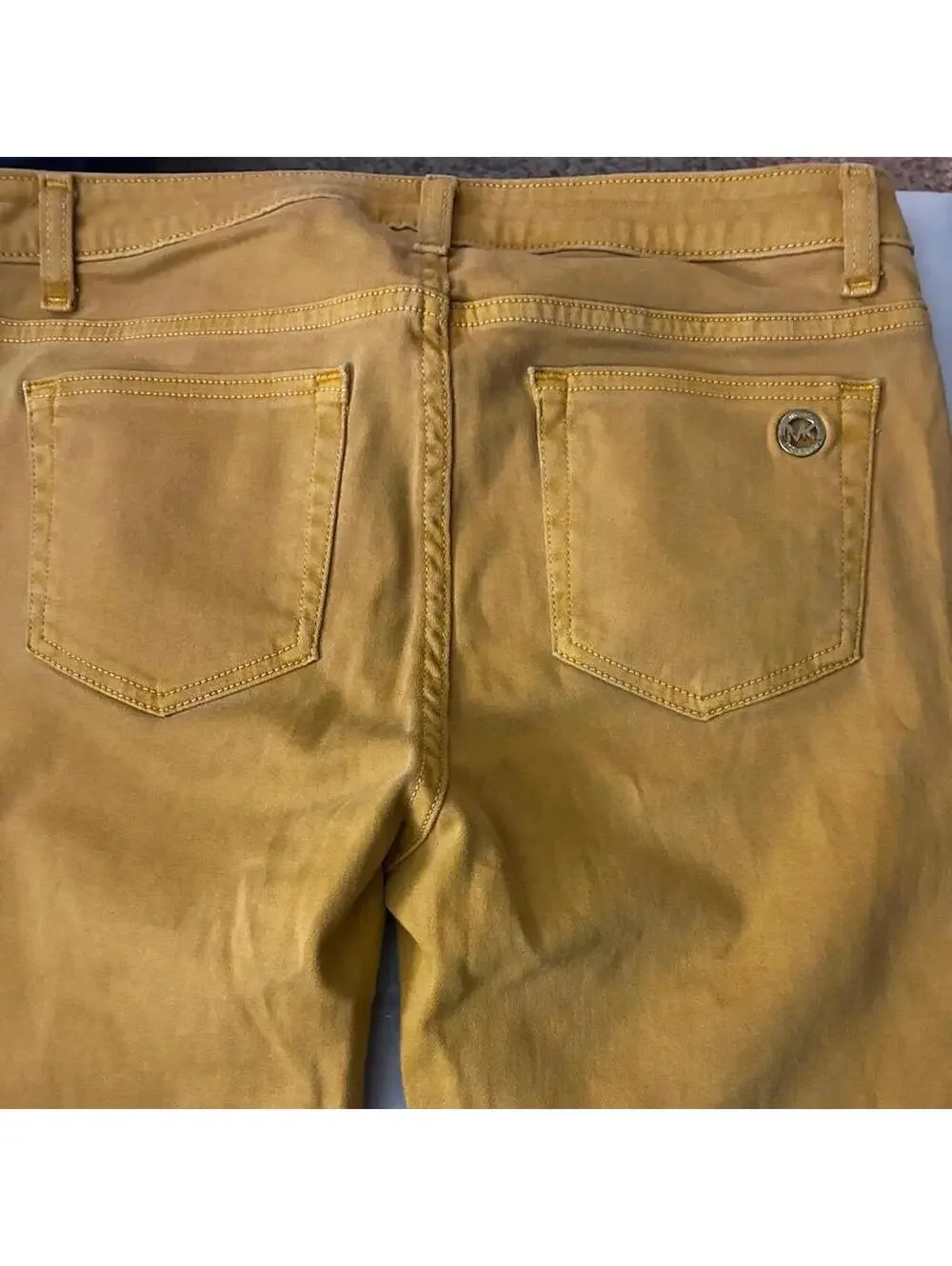 Micheal Kors Yellow low rise jeans size 8 #lowrise #denim #luxury #designer#fall